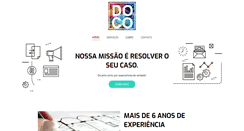 Desktop Screenshot of doco.com.br