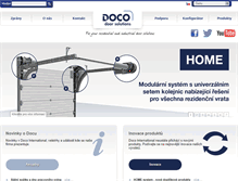 Tablet Screenshot of doco.cz